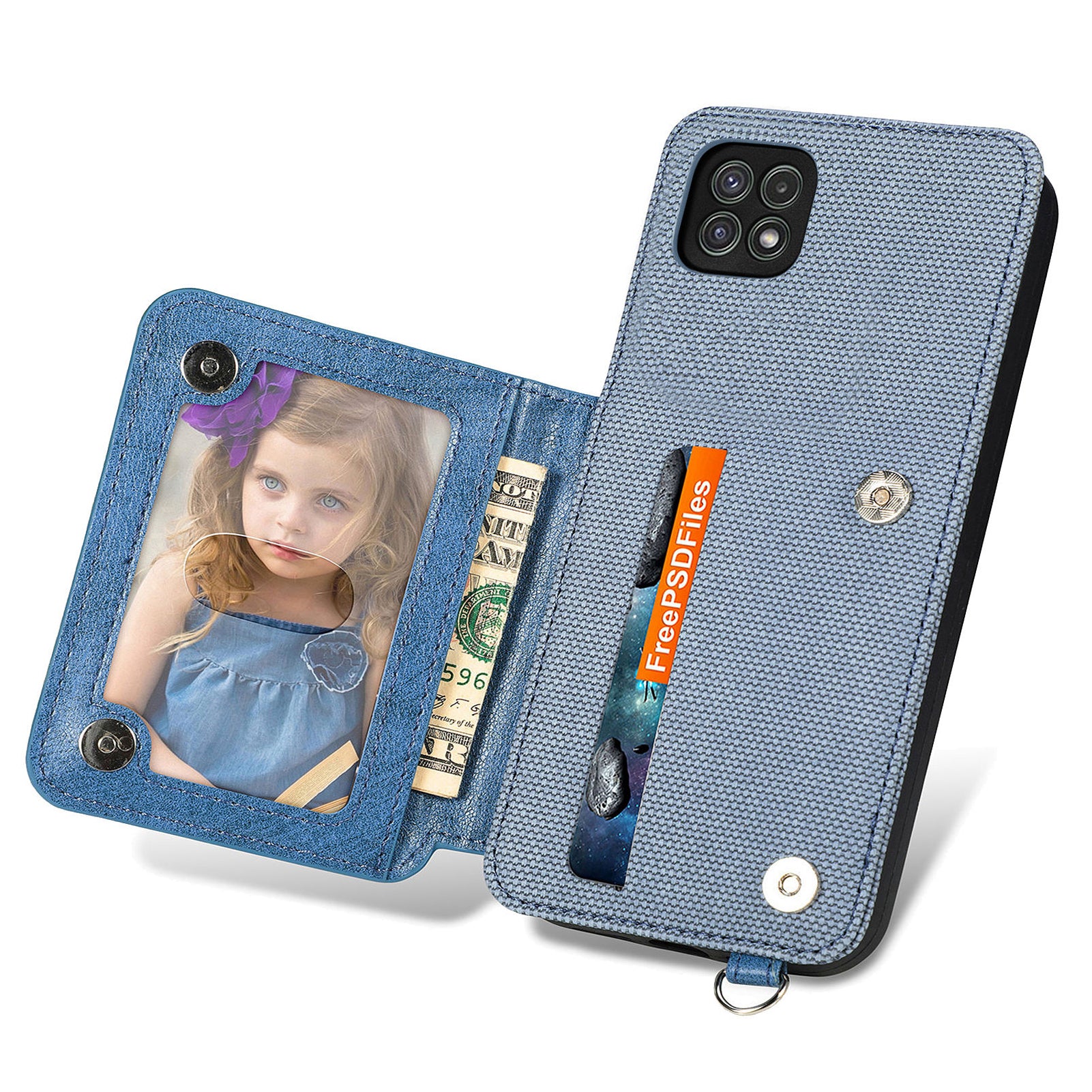 For Samsung Galaxy A22 5G (EU Version) Anti-drop Phone Case Kickstand PU Leather TPU Geometry Imprinted Wallet Cover with Strap For Samsung Galaxy A22 5G (EU Version) Anti-drop Phone Case Kickstand PU Leather TPU Geometry Imprinted Wallet Cover with Strap
